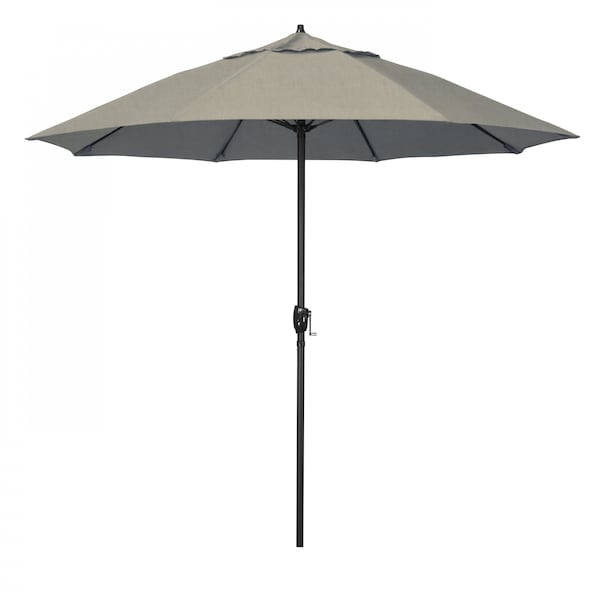 California Umbrella 9' Bronze Aluminum Market Patio Umbrella, Sunbrella Spectrum Dove 194061336892 - main
